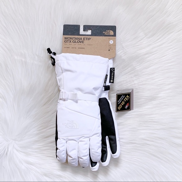 The North Face Montana Etip Gore-Tex White Gloves - Picture 3 of 7